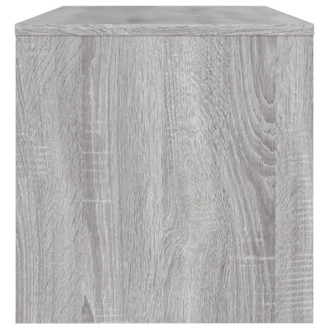 Tv-meubel 120x34x37 cm bewerkt hout grijs sonoma eikenkleurig 5