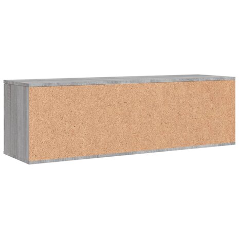 Tv-meubel 120x34x37 cm bewerkt hout grijs sonoma eikenkleurig 6