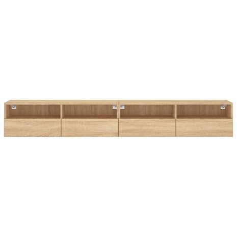 Tv-wandmeubels 2 st 100x30x30 cm hout sonoma eikenkleurig 7