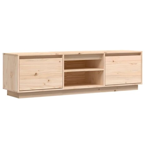 Tv-meubel 140x35x40 cm massief grenenhout 2