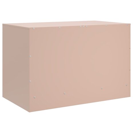 Tv-meubel 67x39x44 cm staal roze 9