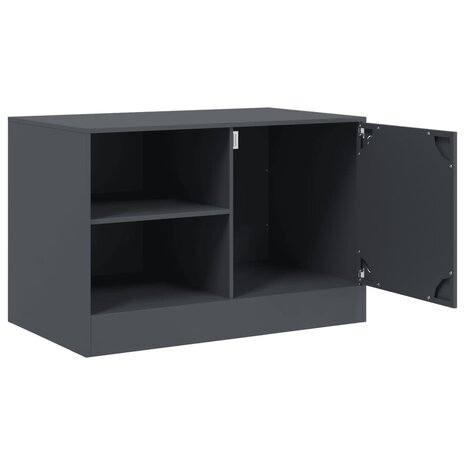 Tv-meubel 67x39x44 cm staal antracietkleurig 7