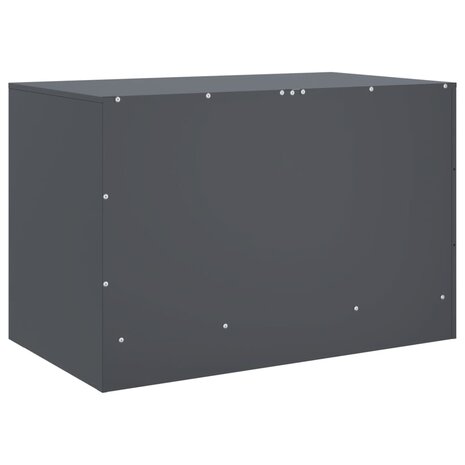 Tv-meubel 67x39x44 cm staal antracietkleurig 9