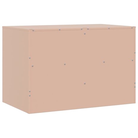 Tv-meubel 67x39x44 cm staal roze 9