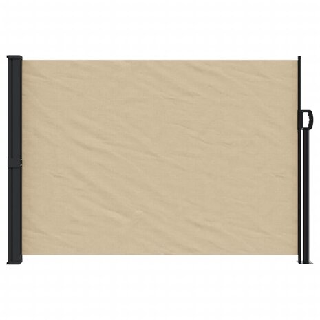 Windscherm uittrekbaar 140x600 cm beige 3