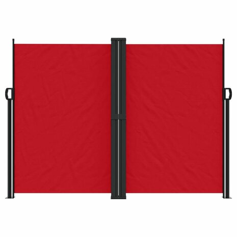 Windscherm uittrekbaar 180x1200 cm rood 3