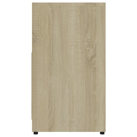 Badkamerkast 60x33x61 cm bewerkt hout sonoma eikenkleurig 7