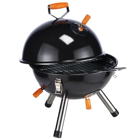 HI Houtskoolkogelbarbecue mini zwart 1