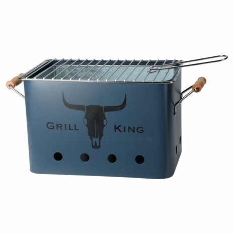 ProGarden Barbecuegrill rechthoekig mat donkerblauw 1