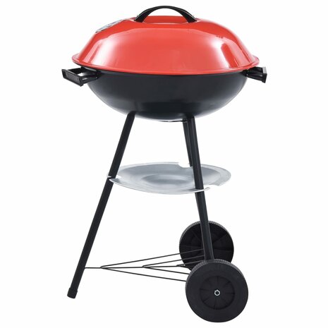 Kogelbarbecue houtskool met wieltjes XXL 44 cm 2