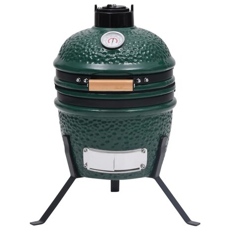 Kamado barbecue 56 cm keramiek groen 3