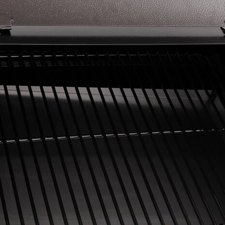 Pelletbarbecue met bodemplaat 94 cm ijzer zwart 8