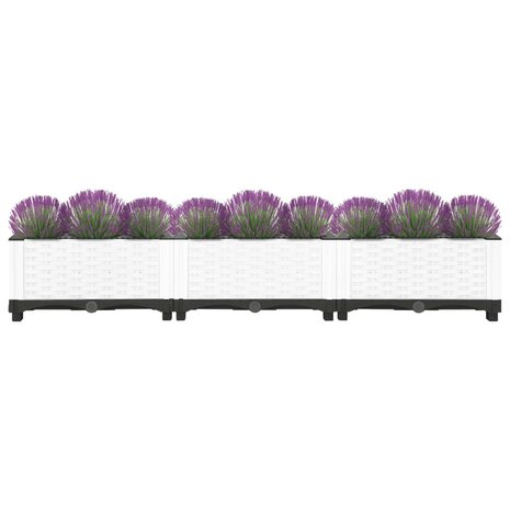 Plantenbak verhoogd 120x40x23 cm polypropeen 3