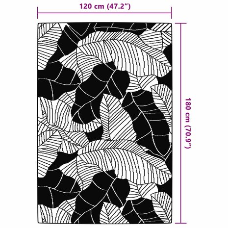 Buitenkleed 120x180 cm polypropeen groen 6