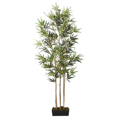 Kunstplant bamboe 368 bladeren 80 cm groen 2