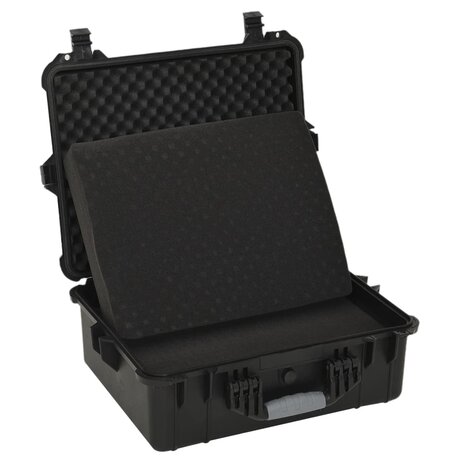 Flightcase draagbaar 55x43x21 cm PP zwart 4