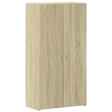 Archiefkast 60x32x115 cm bewerkt hout sonoma eikenkleurig 2