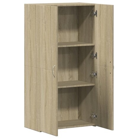 Archiefkast 60x32x115 cm bewerkt hout sonoma eikenkleurig 7