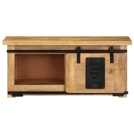 Tv-meubel 90x35x40 cm massief mangohout 2