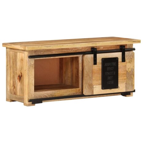 Tv-meubel 90x35x40 cm massief mangohout 12