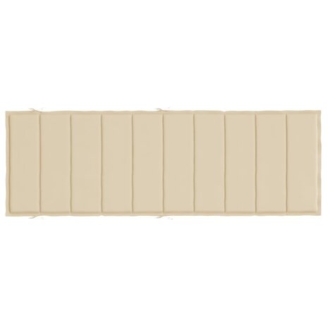 Ligbedkussen 186x58x3 cm oxford stof beige 5