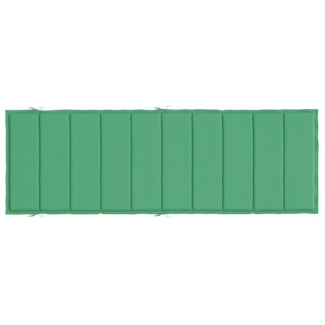 Ligbedkussen 186x58x3 cm oxford stof groen 4