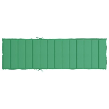 Ligbedkussen 200x70x3 cm oxford stof groen 5