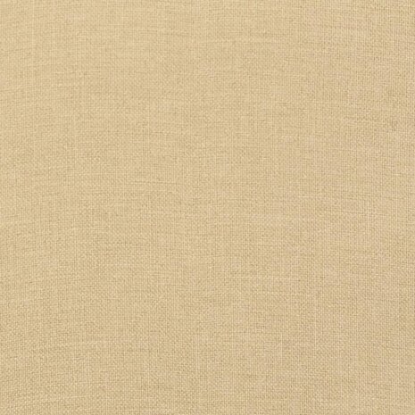 Ligbedkussen 200x50x4 cm stof gemêleerd beige 8