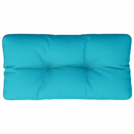 Palletkussen 80x40x12 cm stof turquoise 2