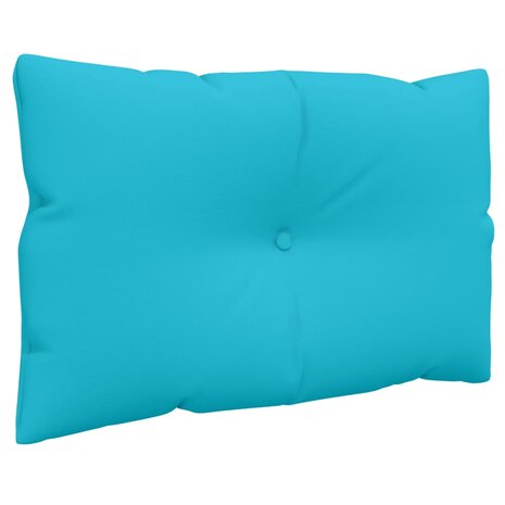 Palletkussens 2 st oxford stof turquoise 5