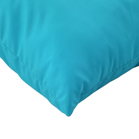 Palletkussens 2 st oxford stof turquoise 8