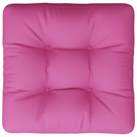 Palletkussen 58x58x10 cm oxford stof roze 6