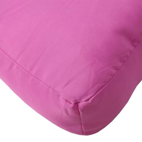 Palletkussen 58x58x10 cm oxford stof roze 7