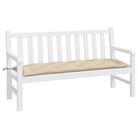 Tuinbankkussen 150x50x7 cm oxford stof beige 3