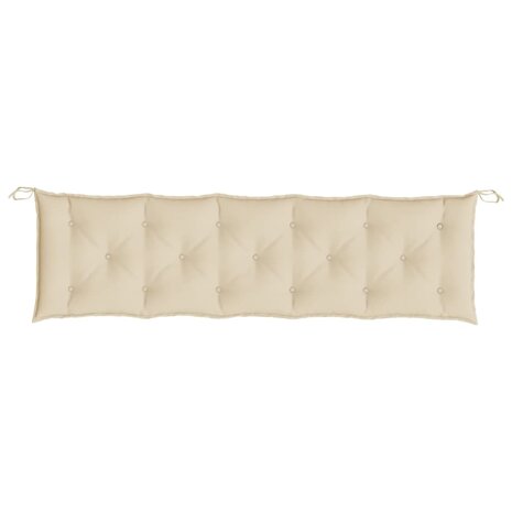 Tuinbankkussen 180x50x7 cm oxford stof beige 4