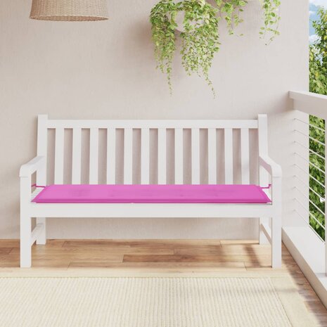 Tuinbankkussen 150x50x3 cm oxford stof roze 1