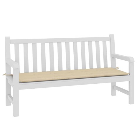 Tuinbankkussen 150x50x3 cm oxford stof beige 3