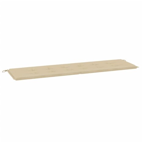 Tuinbankkussen 180x50x3 cm oxford stof beige 2