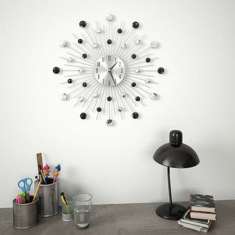 Wandklok met quartz-mechanisme 50 cm modern ontwerp 2