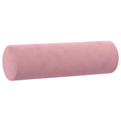 Sierkussens 2 st 15x50 cm fluweel roze 3