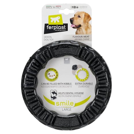 Ferplast Kauwspeeltje voor honden Smile 20x18x4 cm large zwart 3