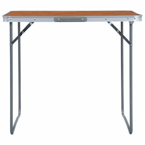 Campingtafel inklapbaar met metalen frame 80x60 cm 2