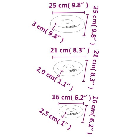 Halterschijven 6 st 30 kg gietijzer 7