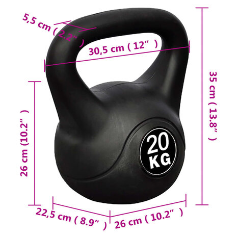 Kettlebell 20 kg 4