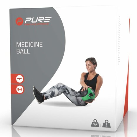 Pure2Improve Medicijnbal 2 kg groen 12