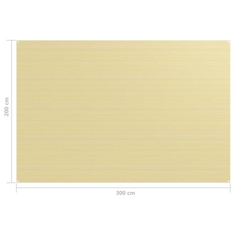 Tenttapijt 200x300 cm beige 4