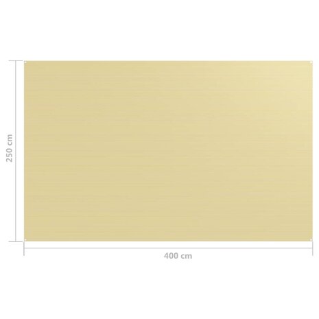 Tenttapijt 250x400 cm beige 4