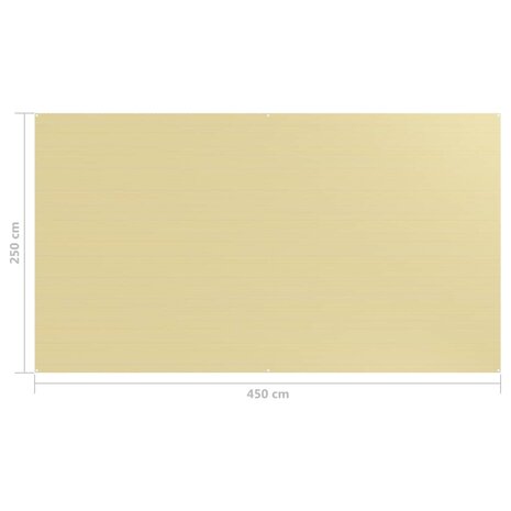 Tenttapijt 250x450 cm beige 4