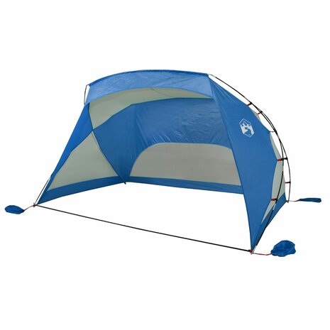 Strandtent 274x178x170/148 cm 185T taft azuurblauw 4