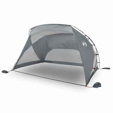 Strandtent 274x178x170/148 cm 185T polyester grijs 2